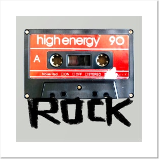 Rock Cassette Mix Tape Posters and Art